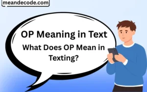 OP Meaning in Text