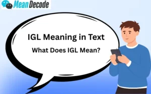 IGL Meaning in Text