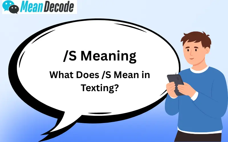 S Meaning