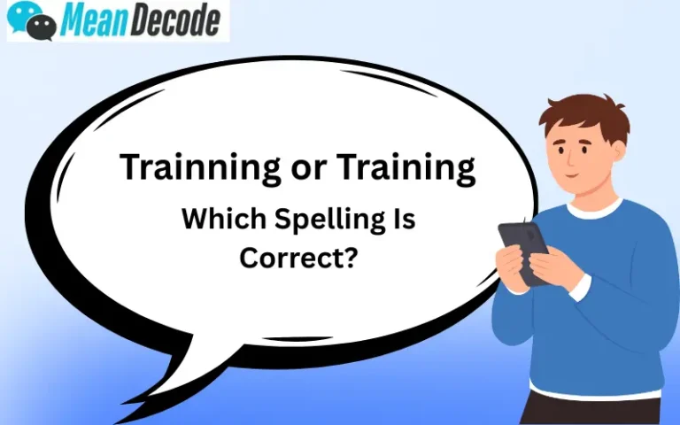 Trainning or Training
